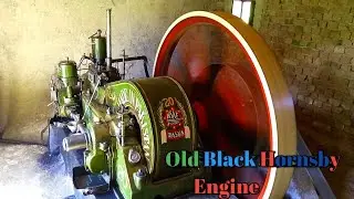 amazing starting desi old black engine | ruston hornsby engine | tubewell agriculture in Pakistan