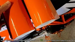 Best KTM Orange match Vinyl for wrapping and decals.