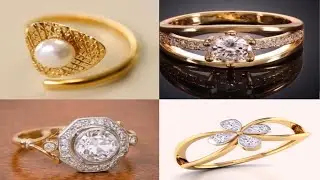 Most Demanding Gold Ring Designs For Girls // Latest Gold Jewellery Style