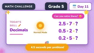 Adding Decimals Mastery | Grade 5 Daily Math Challenge (Day 11/365)