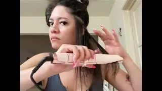 Angenil 2025 New Pro Twist Flat Iron Hair Straightener for Angelica show
