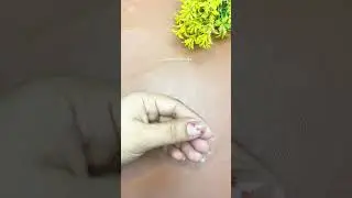 💅❣️Easy floral nail art design with household items #youtubeshorts #naildesign #nailart