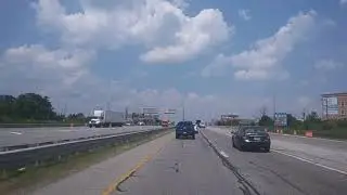 (Classic Video) I-69 North from I-465 (Exit 200) to Fishers (Exit 205).
