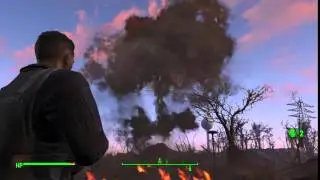 Fallout 4, a fusion powered car exploding. 1080p