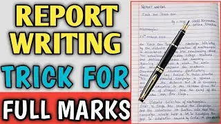 Report Writing (ବହୁତ ସହଜରେ) in english | report writing format | how to write a report 9th 10th sa2