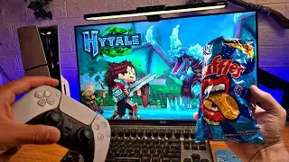 Lan&ccedil;ou o HYTALE e eu APROVEITEI relaxando!