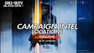 CoD Black Ops 7 - Campaign Intel Locations