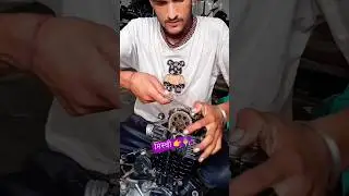 Bajaj discover engine repair #shots #viral #shortsvideo #status #Ali mechanic