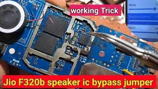 Jio f320b speaker ic bypass jumper | jio f320b ringer slow slow sound solution 🔊