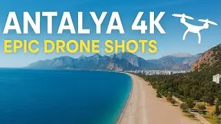 Antalya Beaches in 4K | Stunning Drone Views of Turkey&rsquo;s Mediterranean Paradise