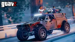 GTA V ZOMBIES - TESTANTO NOVO CARRO E FOMOS A PROCURA DE UM PORTA AVIÕES