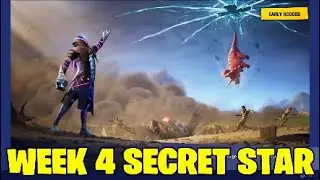 Fortnite week 4 secret star.Week 4 battlestar location