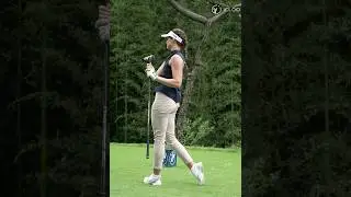 The backswing is small, the follow-through is big, like Linn Grant.