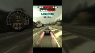 Top 5 fastest car of the NFS most wanted #porsche #bmw #ford #mercedesbenz #lamborghinni #mostwanted