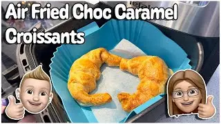 Air Fried Quick & Easy - Jus Rol Croissants with Chocolate & Caramel Filling