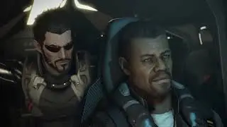Utulek Complex cutscene. Deus Ex Mankind Divided.