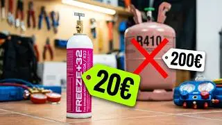 Gas Equivalente de R410 vs R32 muy barato ¿FUNCIONA?