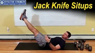 How to Do JackKnife Situp Exercise for Abs and Core by Will Safford