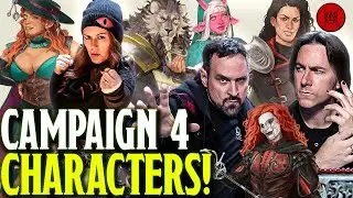Critical Role Campaign 4 Full CHARACTER REVEALS! (Did We Guess Right?!)