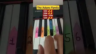The Addams Family | Easy Piano Tutorial 🎹