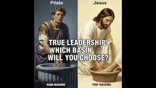 WASHING HANDS or WASHING FEET? A Profound Leadership Lesson From Jesus and Pilate