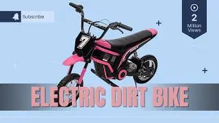 24V Electric Dirt Bike for Kids (8-14) | High-Torque Motorbike with Real Motocross Design &ndash; Pink