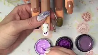 Simple  NAIL ART antler design with gel polish