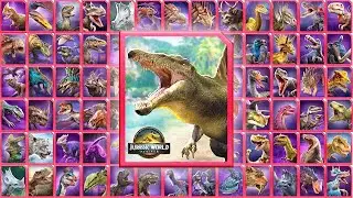 ALL 89 LEGENDARY DINOS (JURASSIC WORLD ALIVE)