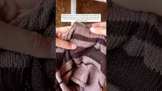 How to control the tension when knitting with thin yarn #knitdiet #knitting