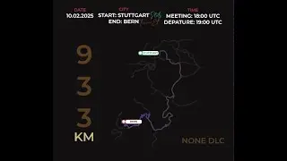 ETS 2  TruckersMP Nub Fast`s Birthday Convoy 10.02.2025 р