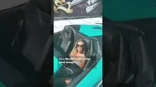 This Queen let me drive her Lambo! 😍 #exoticcarsmiami #luxurycarsmiami #miamicars #miamipromoter