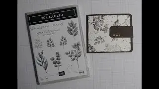 #Tutorial #Gutscheinkarte als Geldbörse mit Geschenkschachtel Teil 1, Stampin up Für alle Zeit