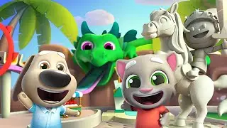Игровой процесс Talking Tom Fun Fair для Android и iOS