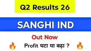 Sanghi Industries Q2 Results | Sanghi Industries Results | Sanghi Industries Share Latest News