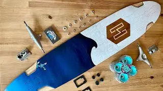 Carver CX on Hackbrett Longboards Wasser 51&ldquo;