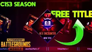 HOW TO GET FREE TITLE IN PUBG | HEX ENCOUNTER TITLE PUBG MOBILE
