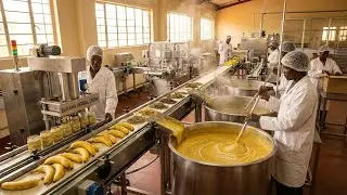 How Banana Herbal Cream Is Made  Full Factory Cinematic Process