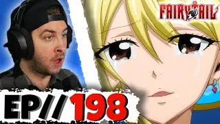 RIP LUCY!! // Fairy Tail Episode 198 REACTION - Anime Reaction