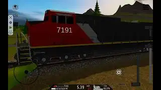 2 trainworks 2 trains one bnsf one cn