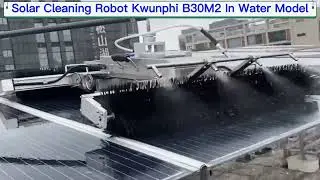 Solar Cleaning Robot Kwunphi B30M2 Working In Water Model