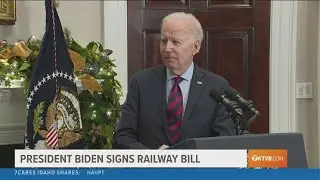 President Biden signs railway bill