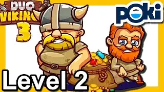 Duo Vikings 3 Level 2 [GAMEPLAY] poki.com