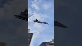 Sukhoi Su-57 Performs Risky Maneuvers Near the Town