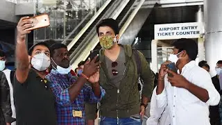 Actor Sonu Sood EXCLUSIVE Visuals At Hyderabad Airport | MS Entertainments