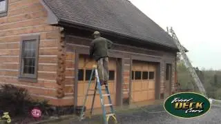 Log Home Restoration, Pressure Wash Cleaning, Conway, Sandwich, Freedom NH