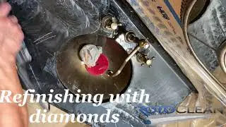 Stand over my shoulder while I refinish a marble vanity!