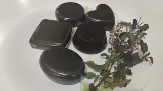 | HOMEMADE TULSI SOAP | EASY ANTIBACTERIAL TULSI SOAP | SOAP MAKING TUTORIAL | #CINDRUKITCHEN