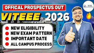 VITEEE 2026 Important Date out 😍 | Registration, Eligibility , Admission, Exam Pattern | VITEEE 2026