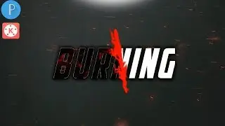 Burning Text Effect in Kinemaster  || Kinemaster tutorials