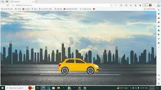 How To Make Website With Animation | Moving Car Using CSS Animation